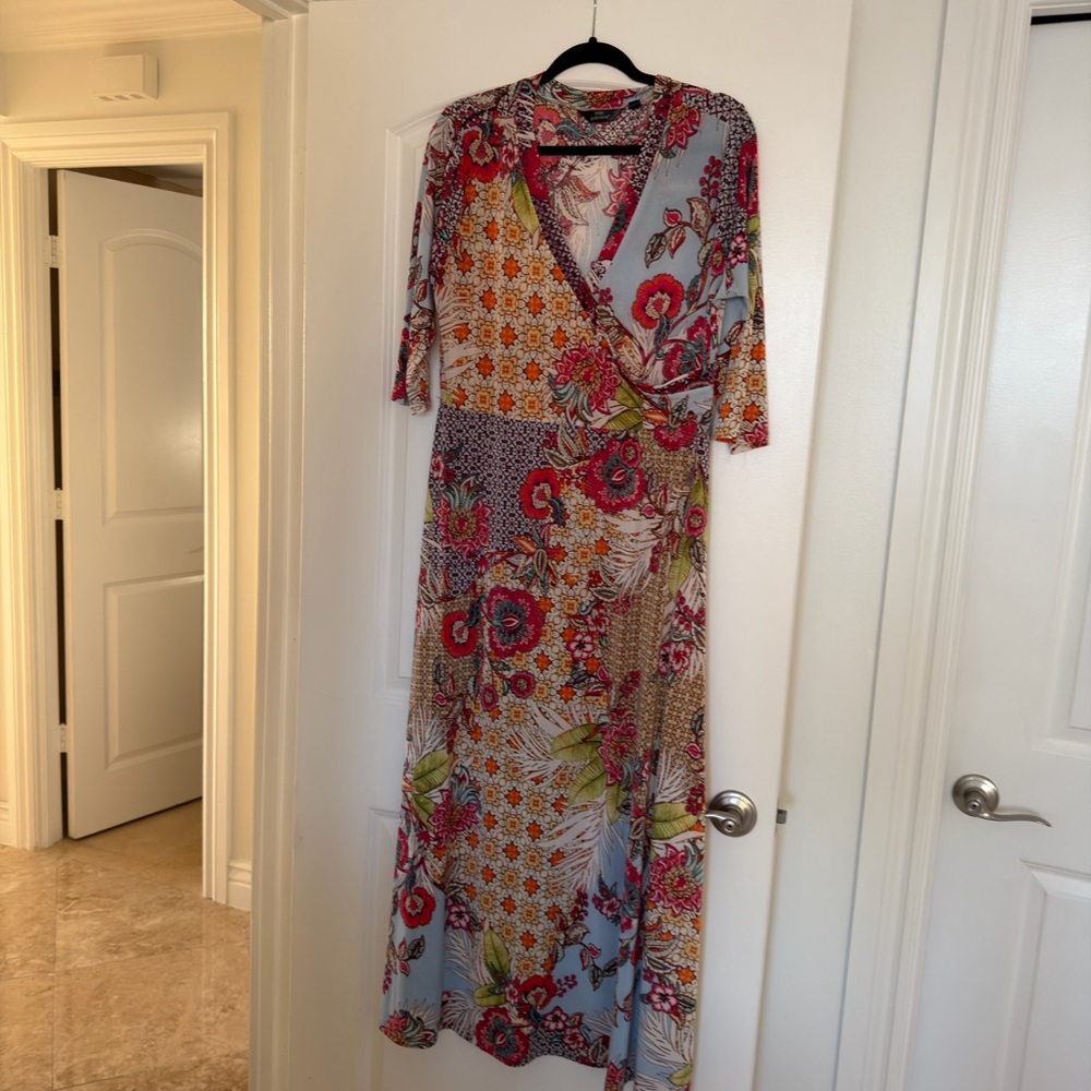 Vibrant Floral Maxi Dress
